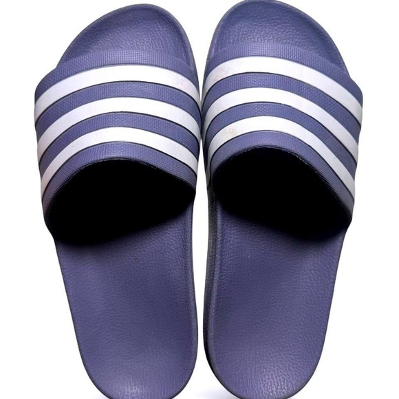 Adidas Adilette Aqua Slides Bundle 4 Pairs Coral Navy Mint Black Mens Womens - Picture 4 of 5